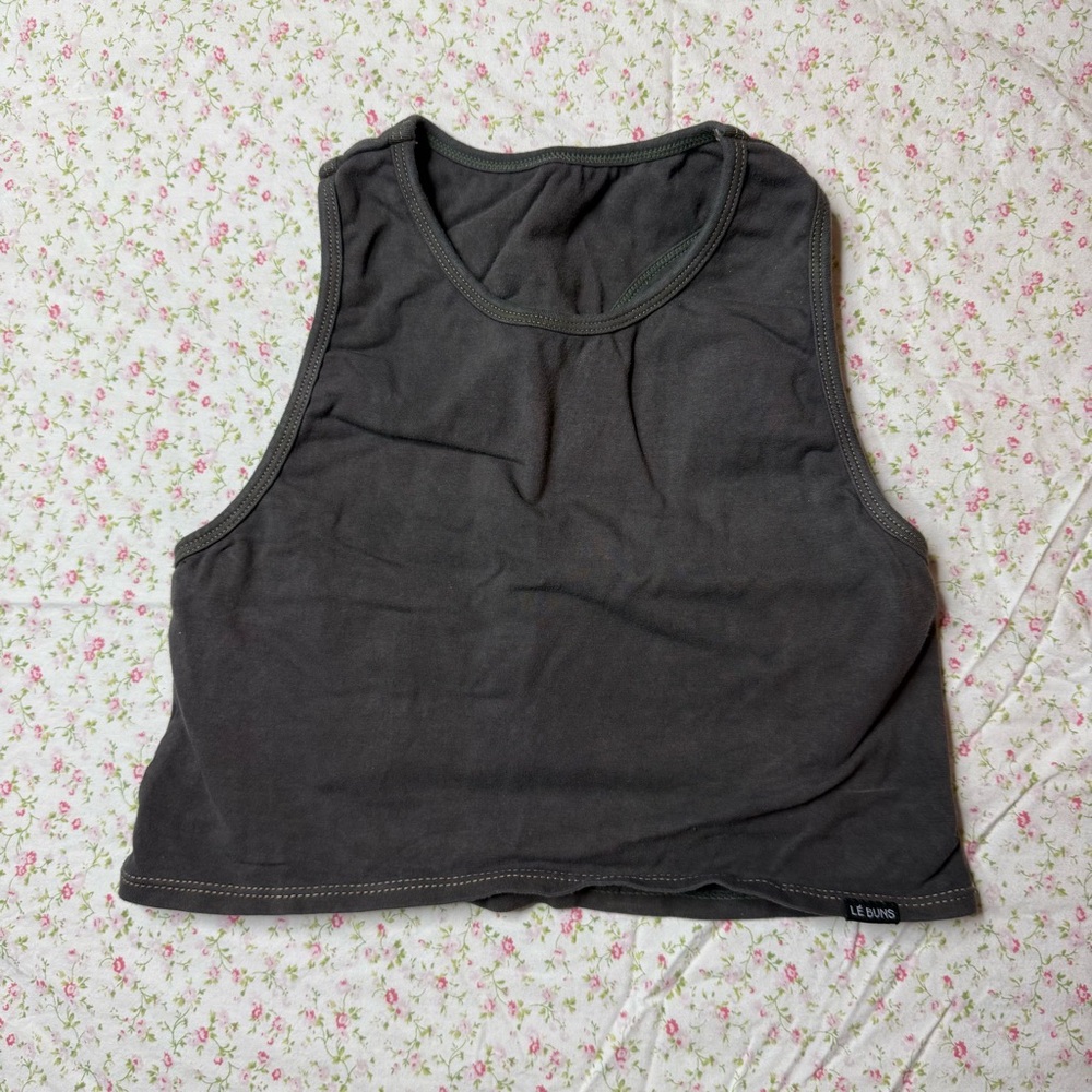 Le Buns Women’s Luna Organic Cotton Bra Crop Top
